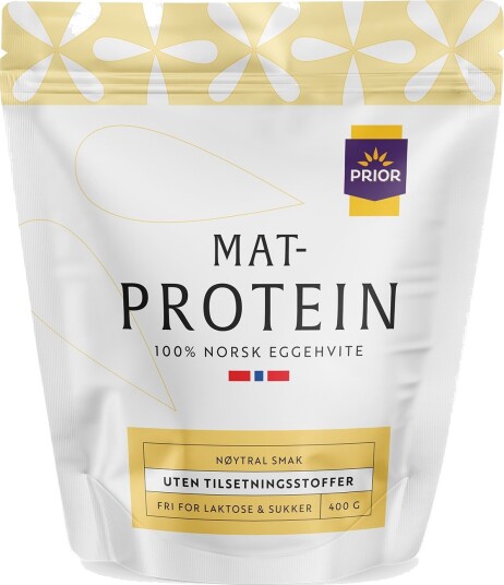 Prior Matprotein pulver naturell 400 g Prior Matprotein pulver naturell 400 g