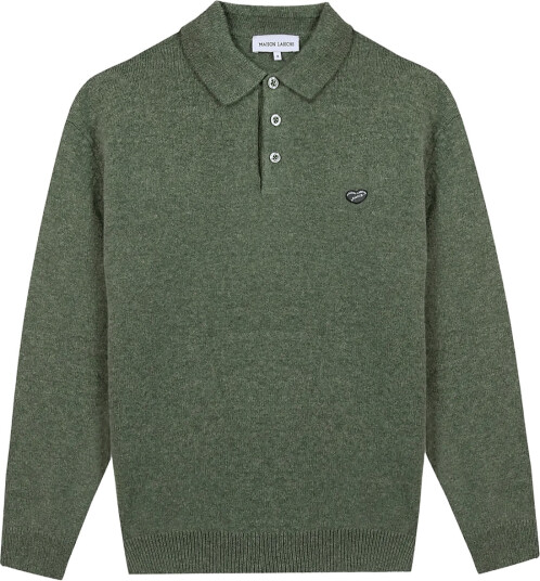 Maison Labiche Guillaumin Patch Coeur Khaki green S