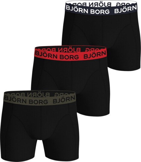 Björn Borg Boksershorts Cotton Stretch Boxer 3 pakning