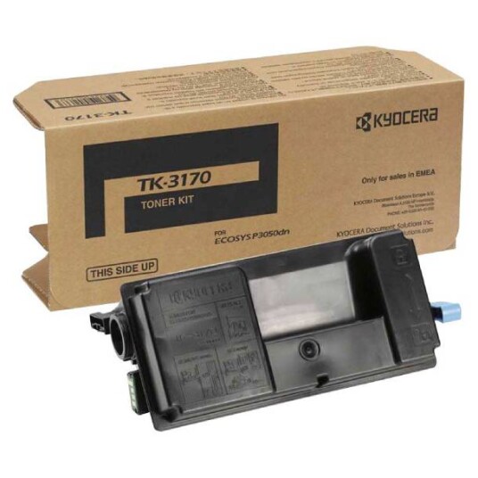 Kyocera TK-3170 BK lasertoner - 1T02T80NL1 Original - Svart 15500 sider Kyocera TK-3170 BK lasertoner - 1T02T80NL1 Original - Svart 15500 sider