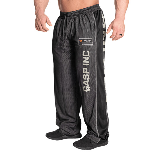 No 1 Mesh Pants Short, Black Svart Medium