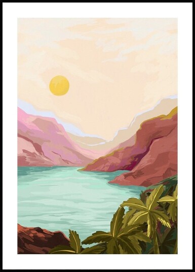 Sunny Paradise Plakat / 21x30cm
