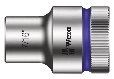 Wera 05003619001, Uttag, 1/2", Brittiska Standardmått, 1 Huvuden, 7/16", Kromvanadinstål