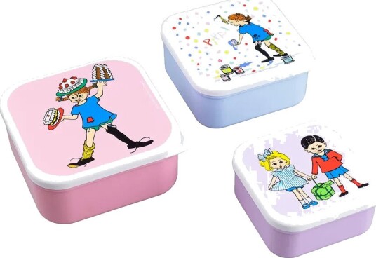 Rätt Start Pippi Snackboks 3 Stk Bursdag