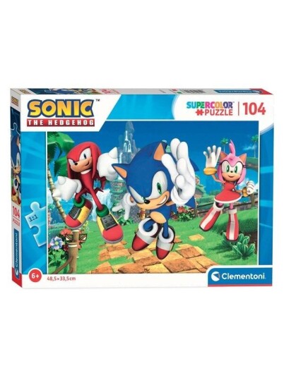 Clementoni Jigsaw Puzzle Sonic 104st. Gulv