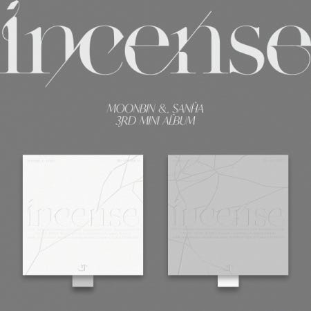 Moon Bin (Astro), Moonbin & Sanha, SanHa (Astro) Incense Random Cover Incl. 72pg Booklet, Message Card Holder, 2 Photocards, Lyrics Brochure + Fo CD Moon Bin (Astro), Moonbin & Sanha, SanHa (Astro) Incense Random Cover Incl. 72pg Booklet, Message Card Holder, 2 Photocards, Lyrics Brochure + Fo CD