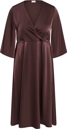 Kaffe Curve Kcgunhilda Dress   Brown   46