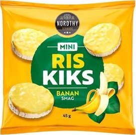 Nordthy Mini Riskjeks Banan 45 g.