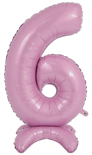 Ballongkungen AB Tallballong med Stativ Pastellrosa - Tallet 6