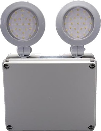 Way Out Led Panik Lampe 2X10w 2X800lm Ip65 3H Batteri Backup Way Out Led Panik Lampe 2X10w 2X800lm Ip65 3H Batteri Backup