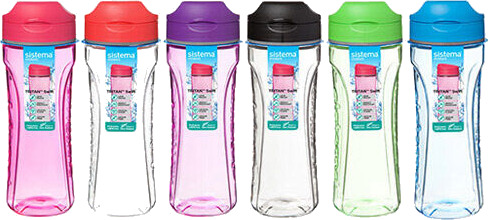 Sistema Drikkeflaske Tritan Swift 600 ml. Flere farger - 1 Stk Sistema Drikkeflaske Tritan Swift 600 ml. Flere farger - 1 Stk
