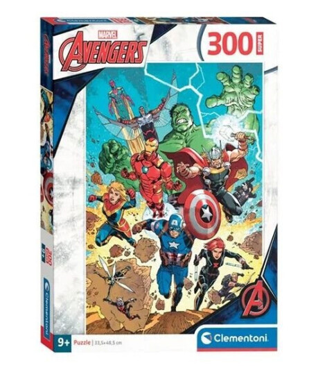 Clementoni Jigsaw Puzzle Super Color The Avengers 300pcs. Gulv