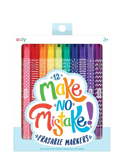 Ooly Tusjer 12 Stk Viskbare Make No Mistake Multi Patterned One Size
