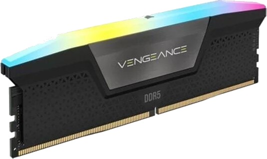 Corsair Vengeance RGB DDR5 8GB Gaming RAM 5200MT/s CL40 Svart Corsair Vengeance RGB DDR5 8GB Gaming RAM 5200MT/s CL40 Svart