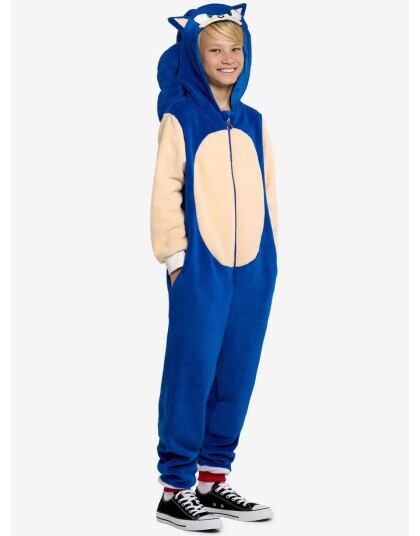 Oppo Sonic the Hedgehog Onesie Kigurumi Unisex Kostyme til Barn Opposuits 10 12 ÅR Oppo Sonic the Hedgehog Onesie Kigurumi Unisex Kostyme til Barn Opposuits 10 12 ÅR