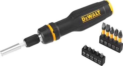 Dewalt DWHT68001 Bitsskrutrekkersett 10 bits, Håndverktøy Dewalt DWHT68001 Bitsskrutrekkersett 10 bits, Håndverktøy
