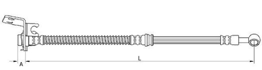 Bremseslange METZGER 4111048