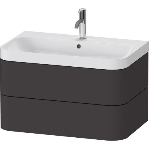 Duravit Happy D.2 møbelpakke 77,5x49 cm grafitt Grå Duravit Happy D.2 møbelpakke 77,5x49 cm grafitt Grå