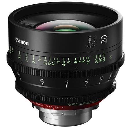 Canon SUMIRE PRIME CN-E20mm T1.5 FP X PL Mount Cine Optikk Canon SUMIRE PRIME CN-E20mm T1.5 FP X PL Mount Cine Optikk