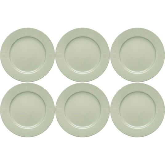 Rörstrand Swedish Grace Tallerken 27 cm 6 pk Meadow Light Green