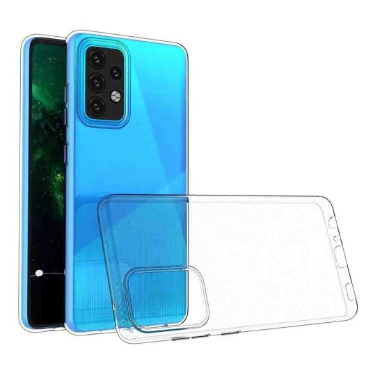 Hurtel Samsung Galaxy A02s Hurtel Ultra Clear Fleksibelt Plastdeksel - Gjennomsiktig