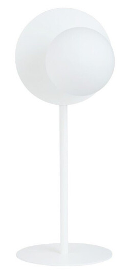 Oslo Ln Hvit/Opal bordlampe Ø15 cm E14 230V uten lyskilde