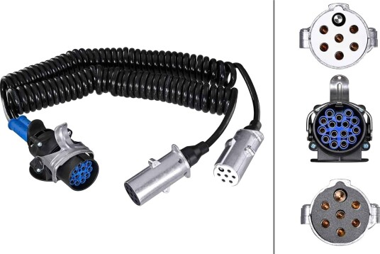 HELLA 8JA 005 952-041 Adapterkabel, tilhengerstikkontakt HELLA 8JA 005 952-041 Adapterkabel, tilhengerstikkontakt