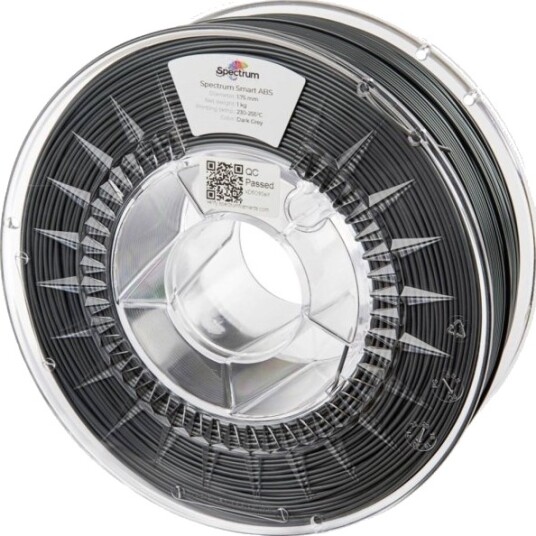 Spectrum 3D Filament Abs Smart 175Mm Mørkegrå 1 Kg Spectrum 3D Filament Abs Smart 175Mm Mørkegrå 1 Kg