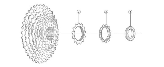 Shimano Cs-Hg50-10 13t Kassettdrev
