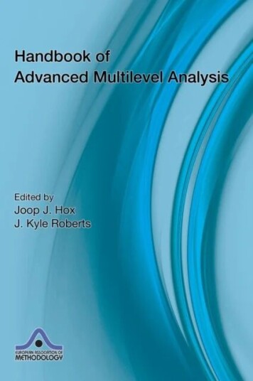 Handbook Of Advanced Multilevel Analysis