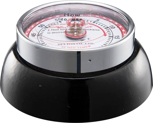 Modern House   Dulton timer Ø7 cm svart