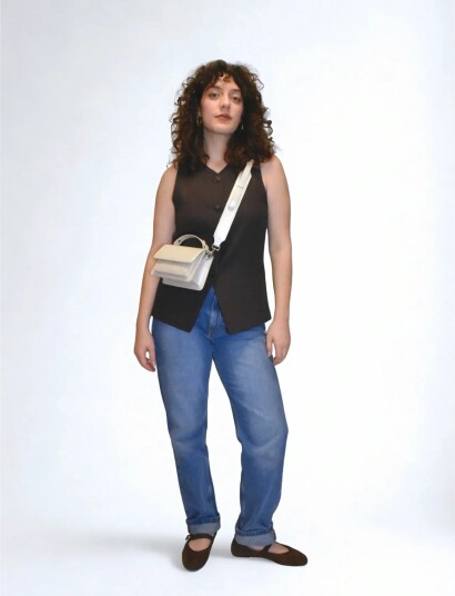 HVISK Renei Shiny Structure Grey ONE SIZE HVISK Renei Shiny Structure Grey ONE SIZE