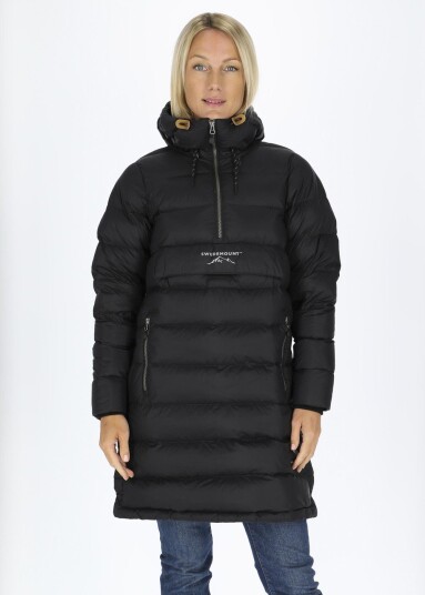 Swedemount Östersund Down Anorak Long W Black/Black 34 Anorakk