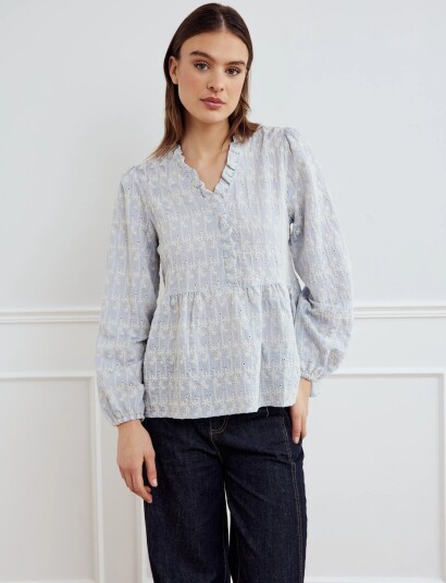 Noella MATTI BLOUSE AIR BLUE Noella MATTI BLOUSE AIR BLUE