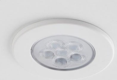 ID-LED spot, 2,3W 3000K, 12V, hvit ID-LED spot, 2,3W 3000K, 12V, hvit