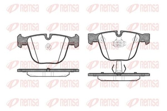 Bremseklosser REMSA 0892.00 Bremseklosser REMSA 0892.00