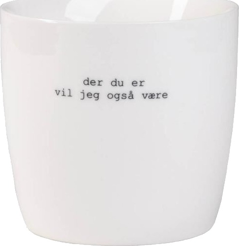 Sögne Home  Krus der du er 30 cl hvit
