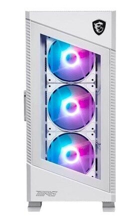 MSI MPG VELOX 100R Midi Tower Kabinett Hvit med Herdet Glass MSI MPG VELOX 100R Midi Tower Kabinett Hvit med Herdet Glass