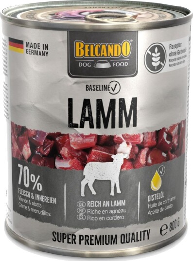 Belcando Baseline Våtfôr Lam 6 X 800 G Belcando Baseline Våtfôr Lam 6 X 800 G