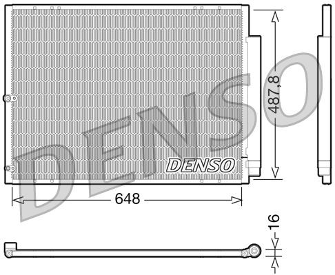 Radiator DENSO DRM46037