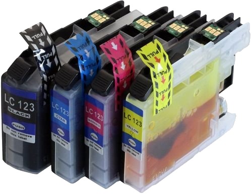 LC123 blekkpatron MultiPack Bk/C/M/Y for Brother LC123 blekkpatron MultiPack Bk/C/M/Y for Brother