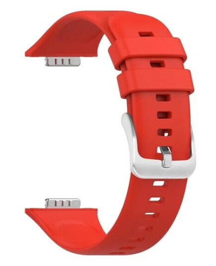 FIXED Silicone Strap for Huawei Watch FIT2 Red