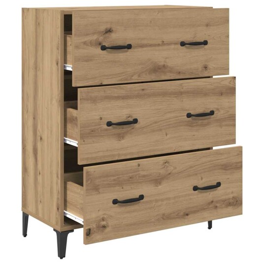 Serviesskap Artisan Eik 69,5 x 34 x 90 cm Ingeniørtre og jern Serviesskap Artisan Eik 69,5 x 34 x 90 cm Ingeniørtre og jern