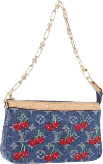 Louis Vuitton Vintage Dame Blå Louis Vuitton Vintage Dame Blå