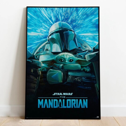 Star Wars Plakat Mandalorian Lightspeed - 91,5 x 61 cm
