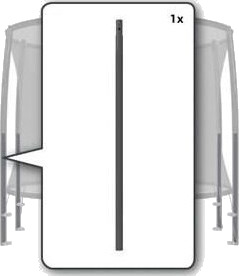 BERG Toys Deluxe - Lower Tube Nedre Stolpe .00/.01-Versjon