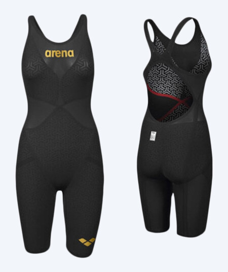 Arena konkurranse badedrakt - Carbon Glide Openback - Svart