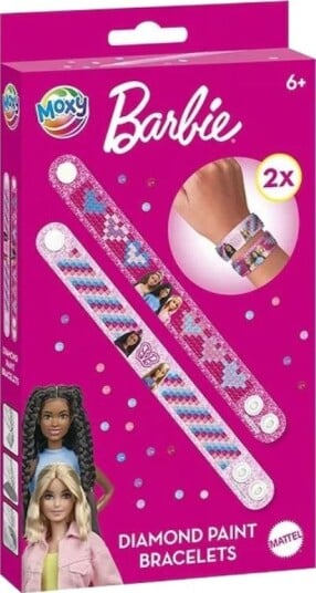 Barbie Diamond Painting Armbåndsett For Barn Barbie Diamond Painting Armbåndsett For Barn