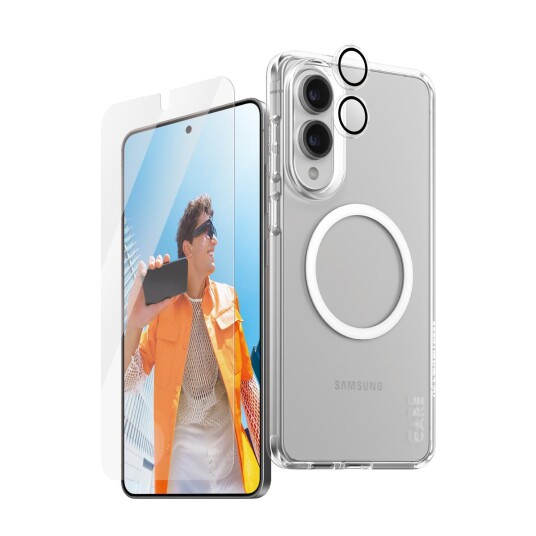 PanzerGlass 3-i-1 Beskyttelsespakke for Samsung Galaxy S25 Edge - Herdet Glass og Silikon