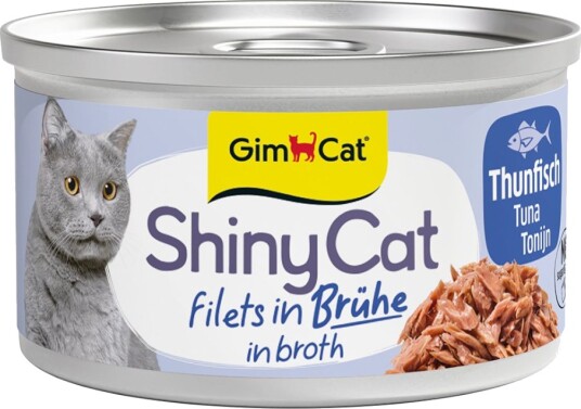 Gimcat Våtfôr Shinycat Filet I Buljong Tunfisk 6 X 70 G